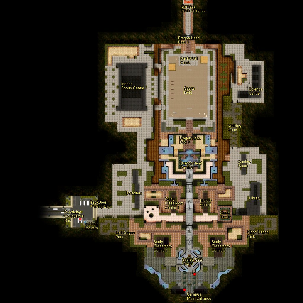 แผนที่ สถาบันSacredGate